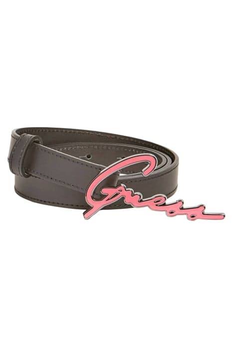 RHEA LOGO BELT JET BLACK A996 by Marciano by Guess