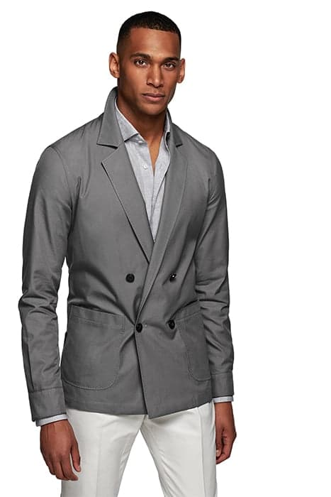 MID GREY GREENWICH SHIRT JACKET by Suitsupply