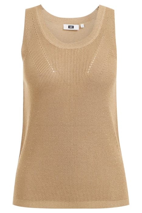 KNITTED PULLOVER BEIGE by WE Fashion