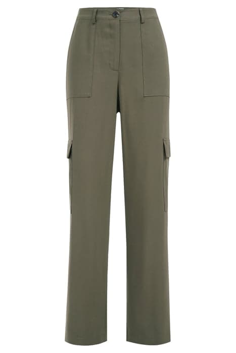 TROUSER ARMY GREEN by WE Fashion