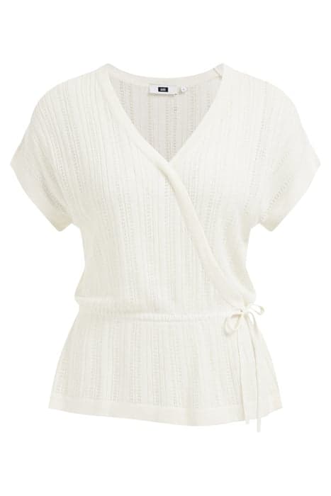 KNITTED PULLOVER WHITE by WE Fashion