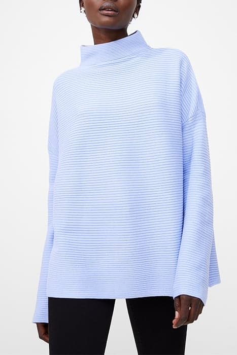 BABYSOFT RIBBED MK NK JUMPER PARADISE BLUE by French Connection