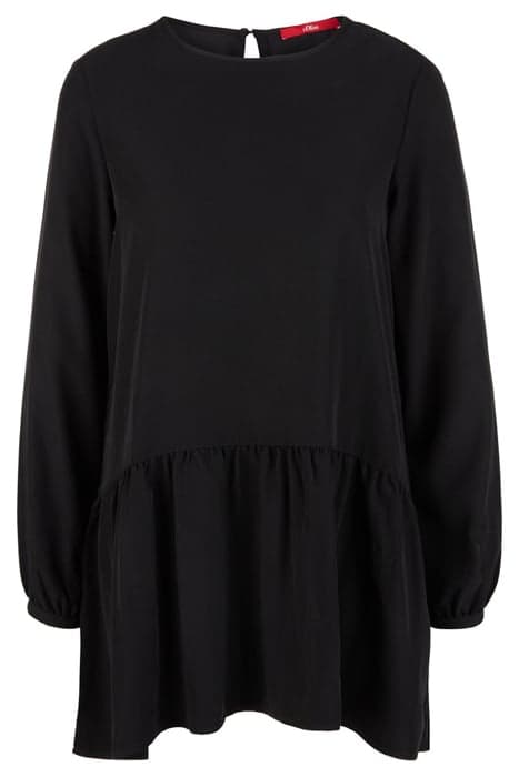 BLOUSES LONGSLEEVE GREY/BLACK by s. Oliver