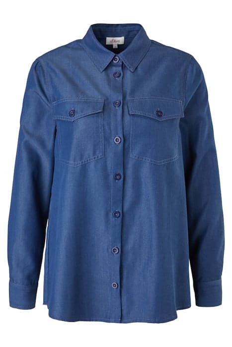 BLOUSES LONGSLEEVE BLUE by s. Oliver