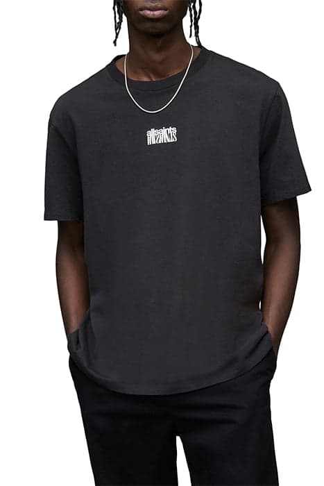 REFRACT SS CREW WASHED BLACK by AllSaints