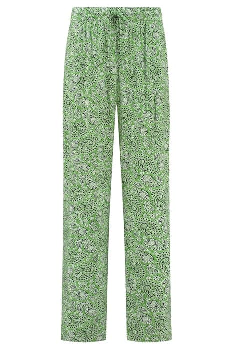 MONACO TROUSERS POOLSIDE PAISLEY KELLY GREEN KELLY GREEN by Shiwi