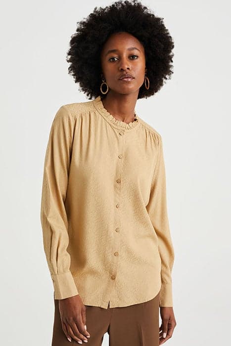 BLOUSE BEIGE by WE Fashion