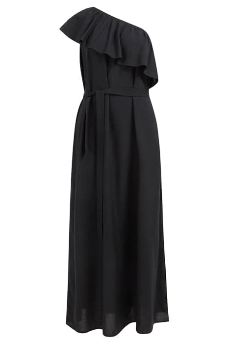 DRESS MID LENGTH BLACK by WE Fashion