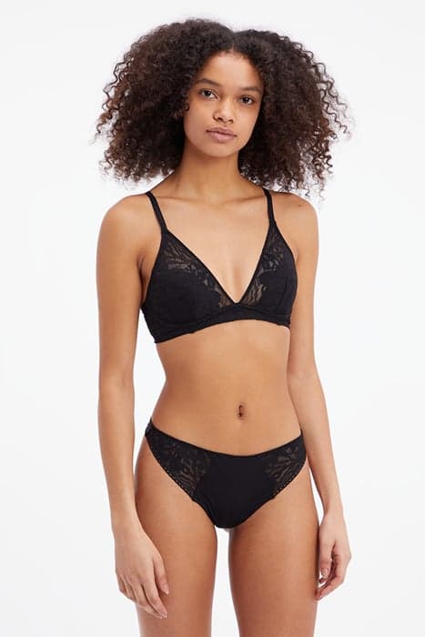 LIGHTLY LINED PLUNGE BLACK by Calvin Klein