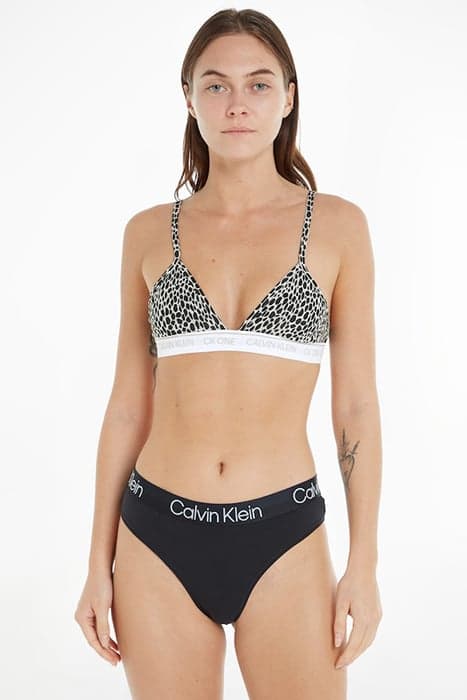 UNLINED TRIANGLE MINI GIRAFFE - GREY HEATHER WB by Calvin Klein