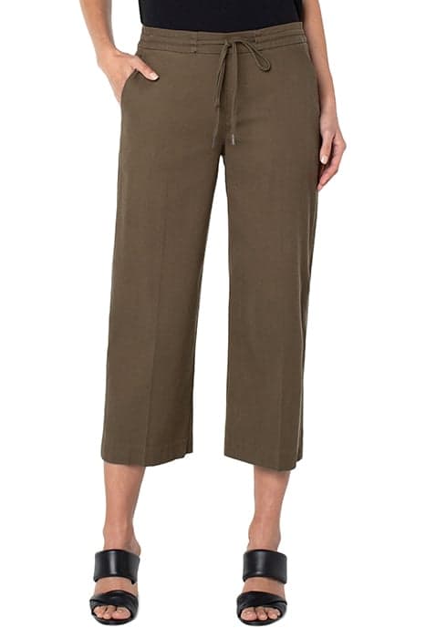 KELSEY CULOTTE W/ TIE FRONT OLIVE GROVE by Liverpool