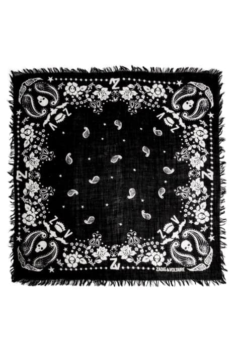 NUAGE NANO BANDANA CASHMERE NOIR by ZADIG&VOLTAIRE