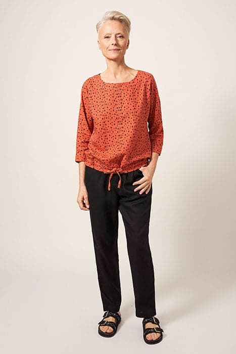 MADDIE MIX TOP CORAL MLT by White Stuff