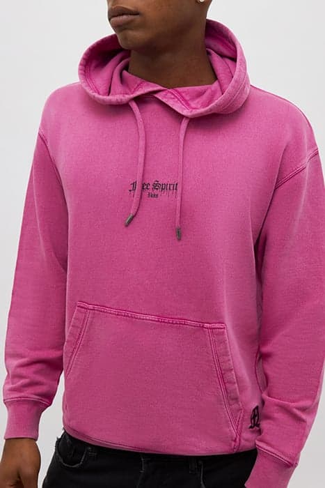 PINK SWEATSHIRT FABRIC HOODIE by IKKS