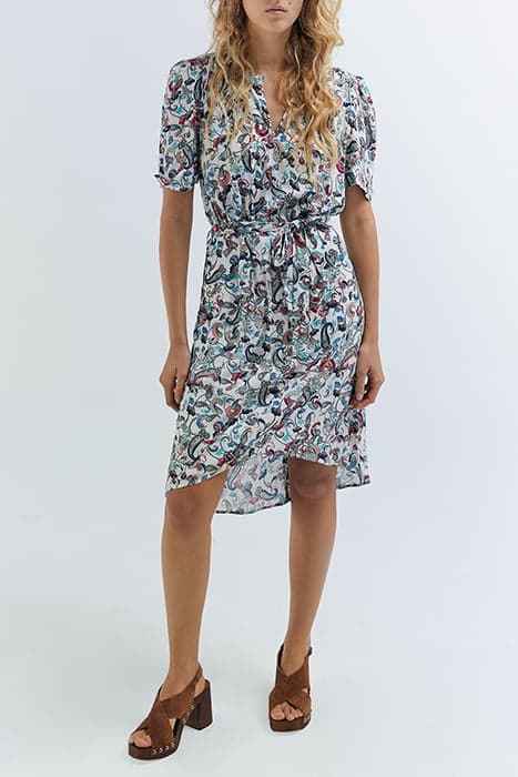 PAISLEY FLORAL PRINT MIDI DRESS by IKKS