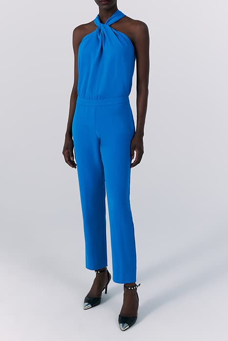 BLUE JUMPSUIT DRAPED ON FRONT by IKKS