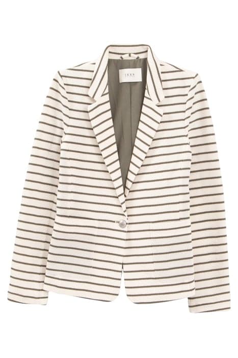 ECRU AND KHAKI STRIPE SUIT JACKET by IKKS