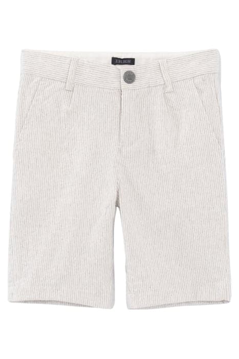 BOYS' BEIGE STRIPED BERMUDA SHORTS by IKKS