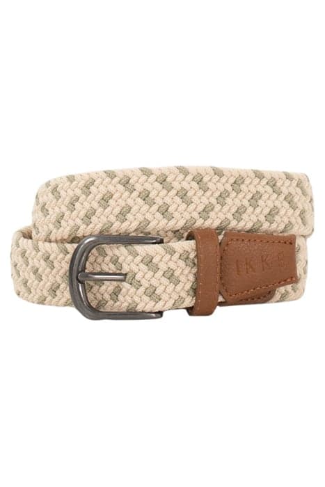 BOYS’ BEIGE AND KHAKI WOVEN BELT by IKKS