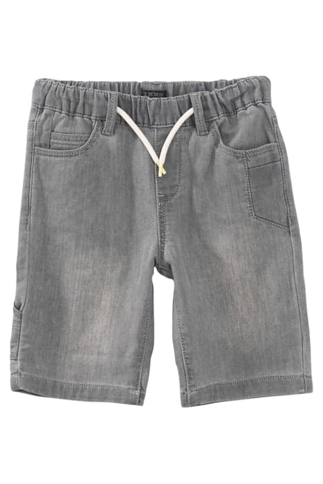 BOYS’ GREY DENIM ELASTICATED WAIST BERMUDA SHORTS by IKKS