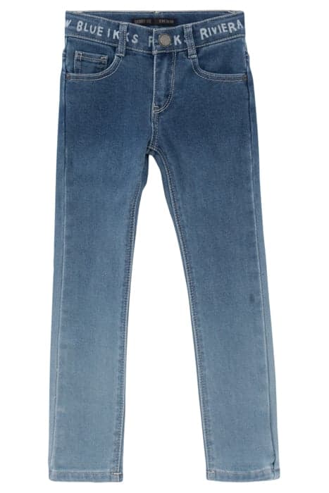 BOYS’ BLUE DEEP-DYE LOOK SKINNY JEANS by IKKS