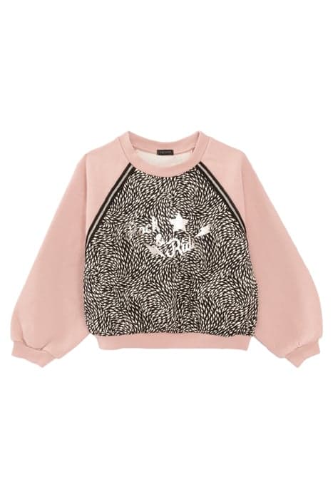 GIRLS’ PINK GRAPHIC PRINT SWEATSHIRT by IKKS