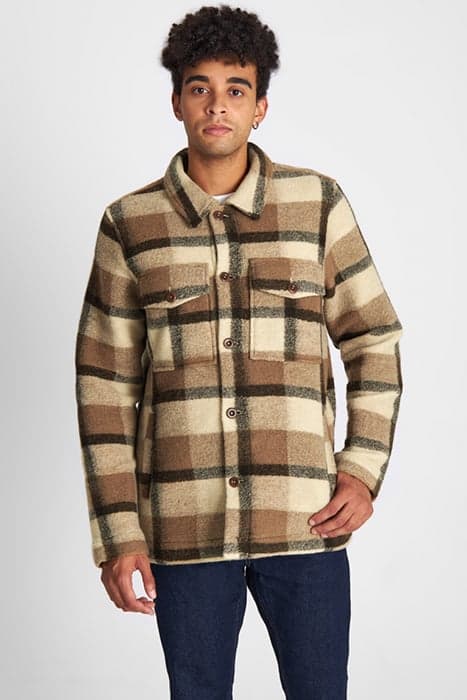 KAISER BEIGE CHECK by Kings Of Indigo