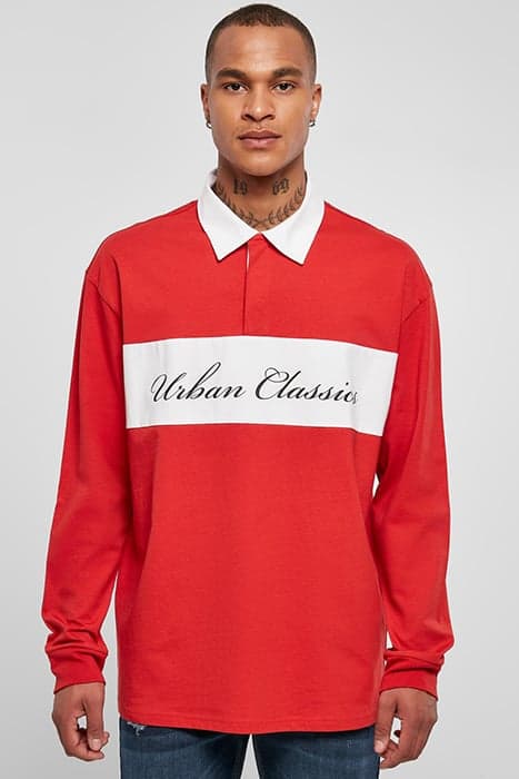 OVERSIZED RUGBY LONGSLEEVE HUGERED by Urban Classics