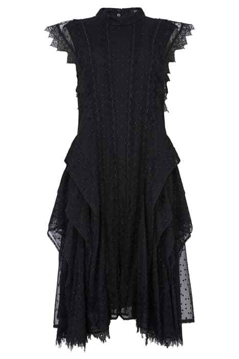 FREYA LACE DRESS BLACK by AllSaints