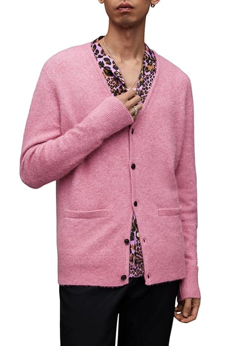 RENN CARDIGAN ROUGE PINK by AllSaints