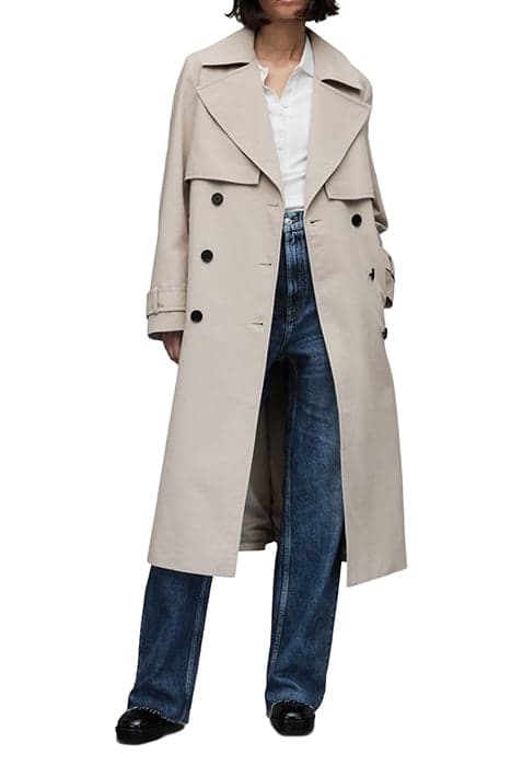 MIXIE LEO TRENCH BEIGE by AllSaints