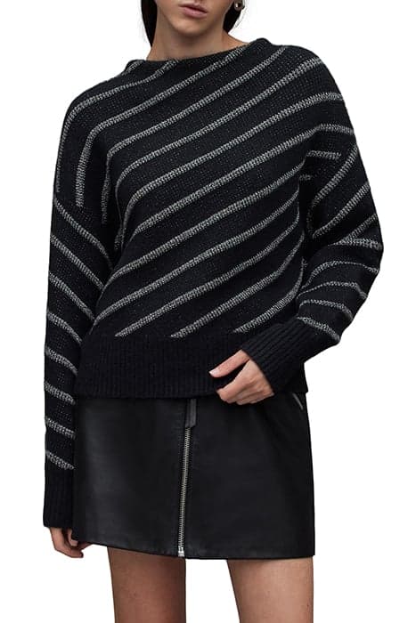 VEGA JUMPER BLACK/SILVER by AllSaints