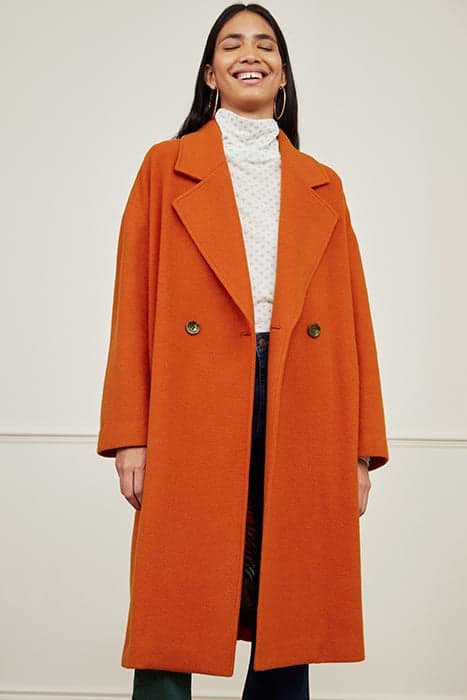 BETH COAT ORANGE LAVA by Fabienne Chapot