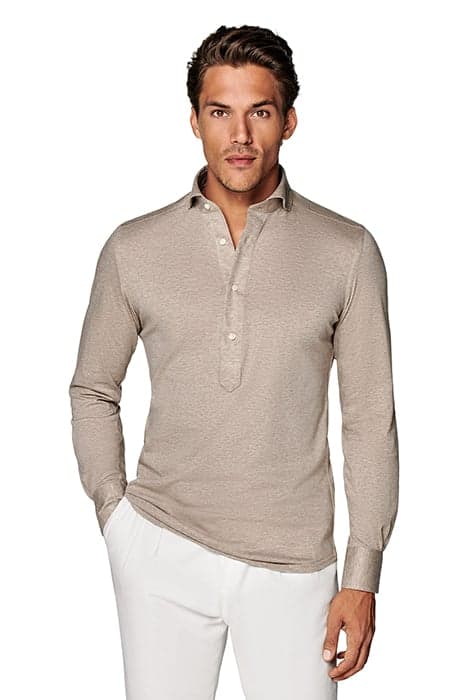 LIGHT BROWN EXTRA SLIM FIT SHIRT LIGHT BROWN by Suitsupply