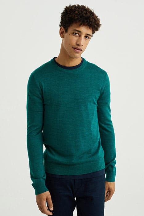 PULLOVER GREEN BLUE by WE Fashion