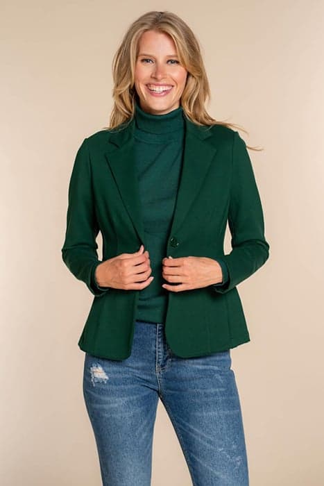 BLAZER PUNTO FOREST GREEN by Geisha