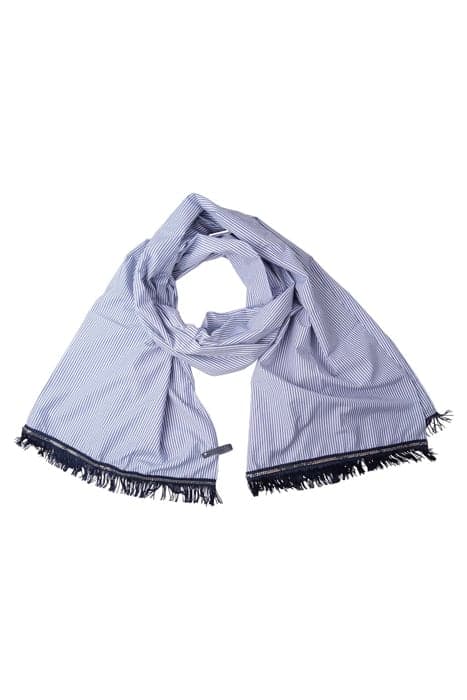 SCARF STRIPES BLUE OBLONG by Mucho Gusto