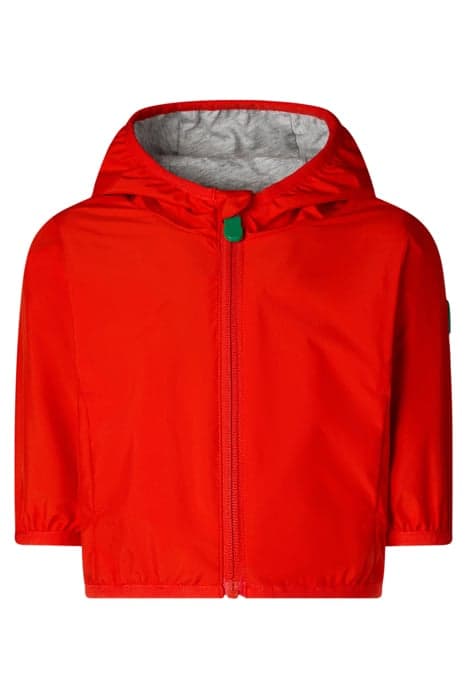 COCO HOODED JACKET TRAFFIC RED by Save The Duck