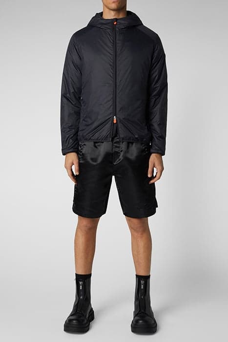 MAYSON HOODED JACKET BLACK by Save The Duck