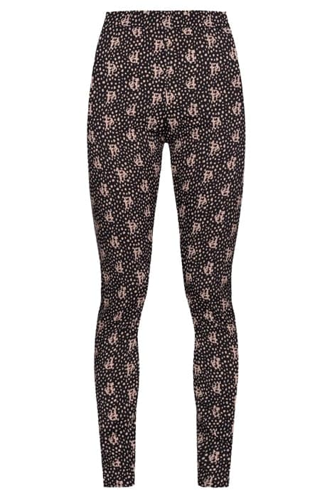 LOTO PANTALONE GEORGETTE STRET BLACK/NUDE by PINKO