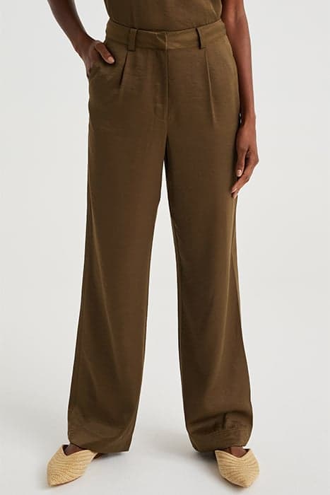 TROUSER KHAKI by WE Fashion