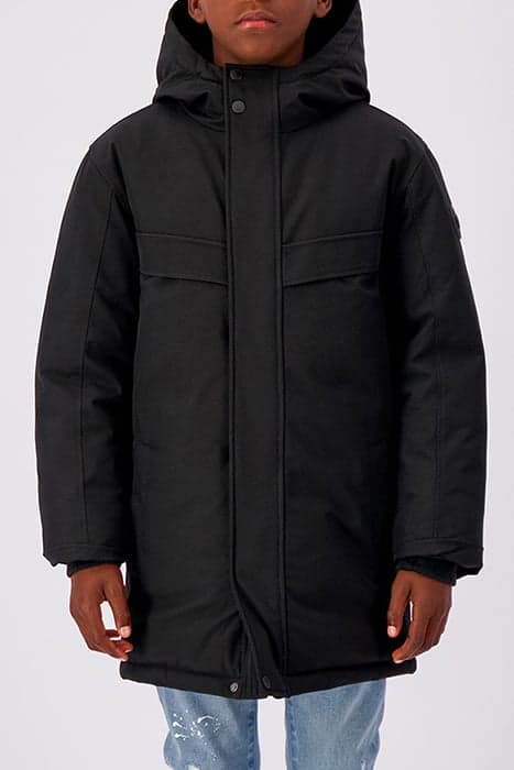 PARKA JACKET BLACK by Black Bananas