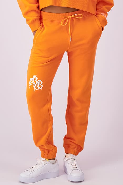 DRIPPING SWEATPANTS ORANGE by Black Bananas