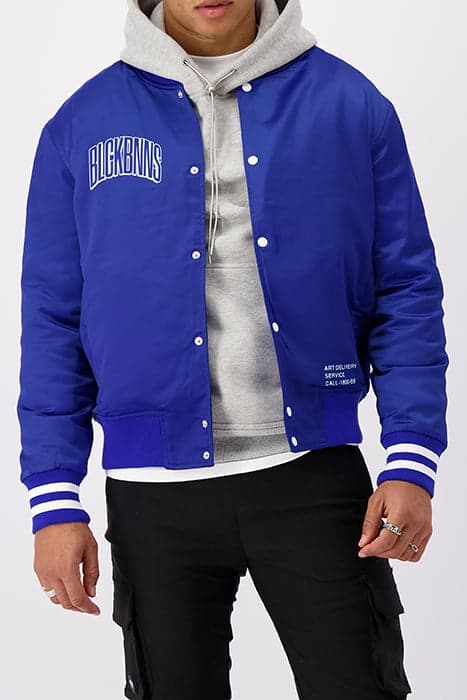 ARCH BASEBALL JACKET BLUE by Black Bananas