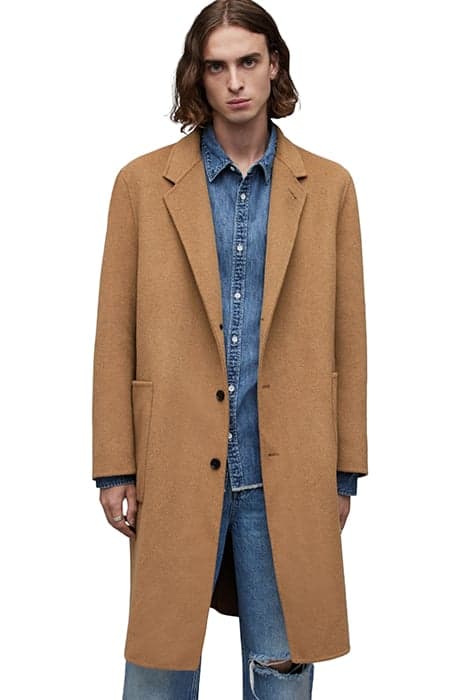 STANO COAT DEEP CAMEL by AllSaints