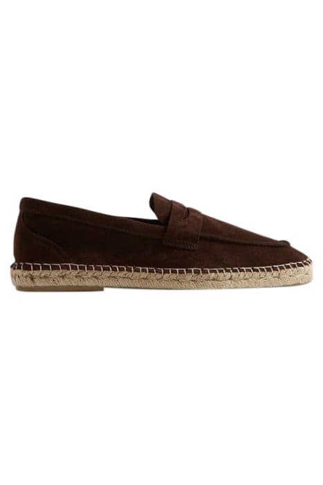 ESPADRILLE-SLIP ON CHOCOLATE by Reiss