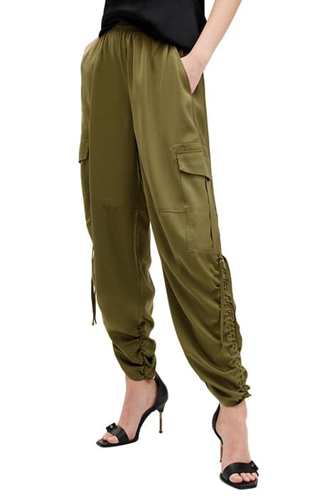 KAYE TROUSER KHAKI GREEN by AllSaints