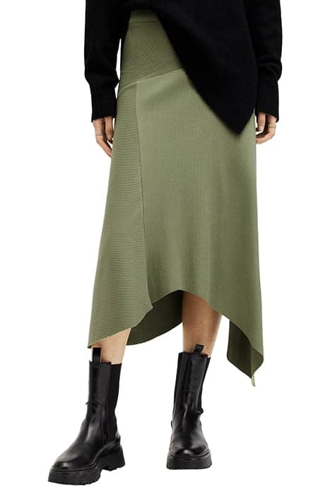 GIA SKIRT GRASS GREEN by AllSaints