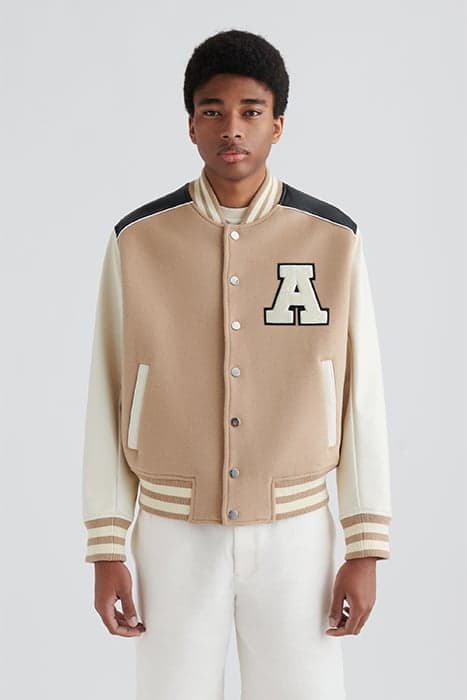 IVY VARSITY JACKET BEIGE by Axel Arigato