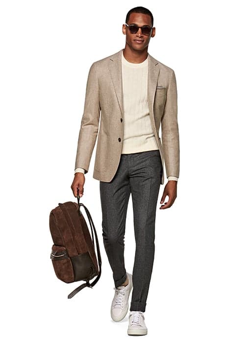 TROUSERS-MID GREY MID GREY by Suitsupply